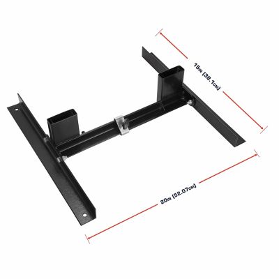 Image showing  Adjustable Steel Shooting Target Stand, For 1 in. x 3 in. Lumber, Fits Targets 12 in. to 17 in. H, 2 pk., Black
