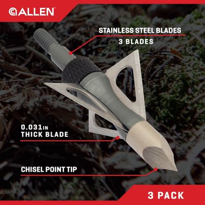 Image showing  Impact Fixed Blade Broadhead, 100 Grain, 3 Pack