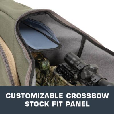 Image showing  Copperhead Crossbow Case, Fits 15 in. Scoped Crossbows, 38 in. x 16, in. Olive and Tan