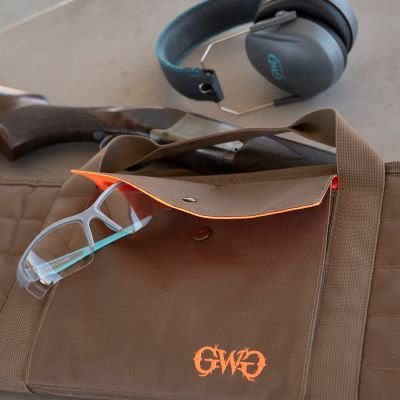 Image showing  Assure Protective Safety Glasses & Earmuffs Combo Set, Gray/Teal/Black