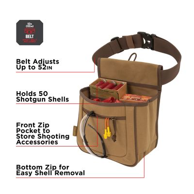 Image showing  Rival Double Compartment Shell Bag & 52 in. Waist Belt, Tan
