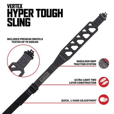 Image showing  Vertex Hyper Tough Sling with Swivels, Black