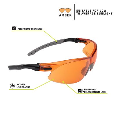 Image showing  Keen Safety Glasses, Amber