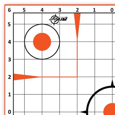 Image showing  Paper Shooting Targets, 12 in. Square Sight-In Grid Targets, 26 pk.