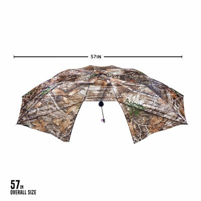 Image showing  Instant Roof Tree Stand Umbrella - Large Umbrella with Realtree Edge Camo - Durable and Portable Hunting Umbrella