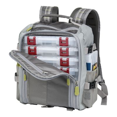 Image showing  Chatfield Compact Fishing Backpack, 12 in. L x 6 in. W x 15 in. H, 17.6 liters, Gray and Lime