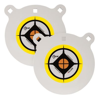 EZ Aim 8 in. Hardrock AR500 Steel Gong Shooting Target, 1/2 in. Thick, 2 pk., Multi