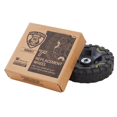 Image showing  7 in. Replacement Wheel for Full Boar 20 in. & 21 in. Li-Ion Lawn Mower