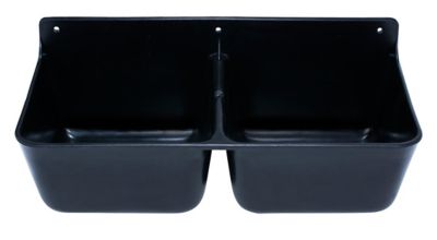 Image showing  1.75 qt. Dual Tray Mineral Feeder, Black