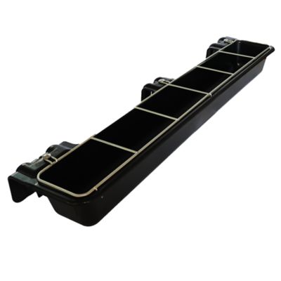 Producer's Pride 9 qt. Hook-Over Trough Feeder, Black