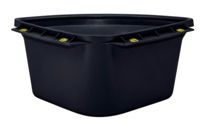 Image showing  6 gal. Corner Feeder Bucket, Black