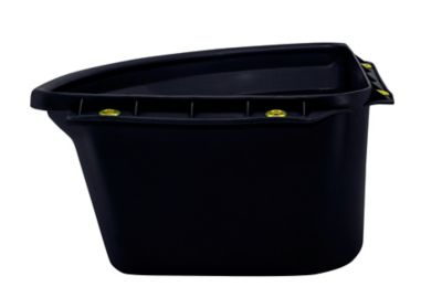 Image showing  6 gal. Corner Feeder Bucket, Black