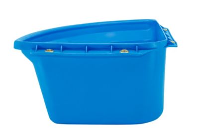 Image showing  6 gal. Corner Feeder Bucket, Blue