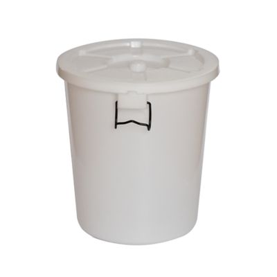 Image showing  12 gal. Storage Drum with Lid, White