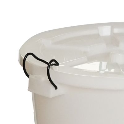 Image showing  17 gal. Storage Drum with Lid, White