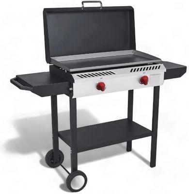 Gas One Propane Double Burner Removable Flat Top