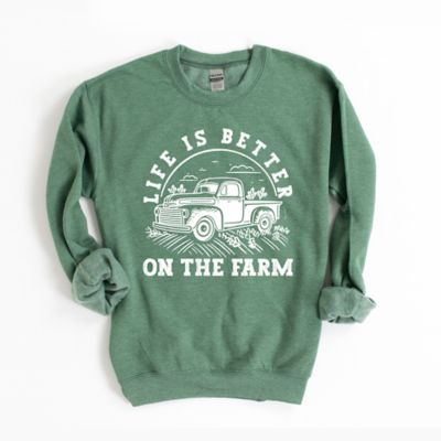 Simply Sage Market Better on the Farm Truck Sweatshirt