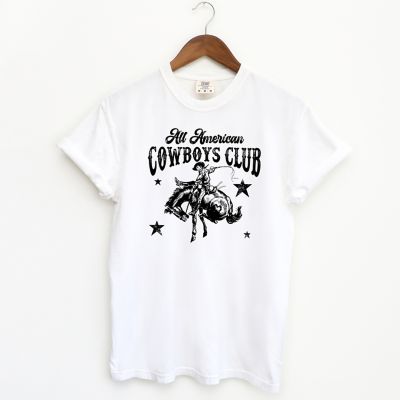 Simply Sage Market All American Cowboys Club Garment Dyed T-Shirt