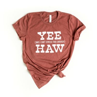 Simply Sage Market Yee Haw Stress Short Sleeve Graphic T-Shirt