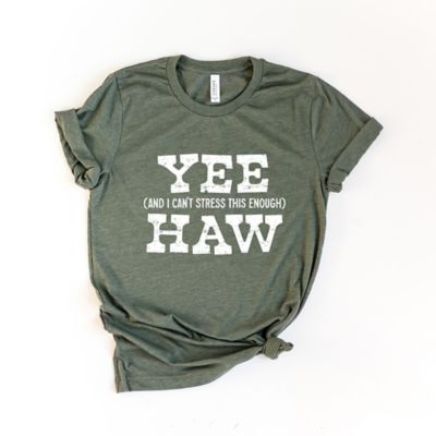 Simply Sage Market Yee Haw Stress Short Sleeve Graphic T-Shirt