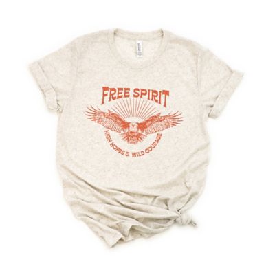T-shirt Graphique "Ride Sober Live Free" - Taille L, Gris, Style Délavé, Occasion Très Bon état