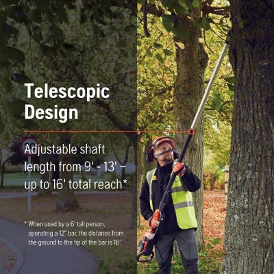 Image showing  530iPT5 10 in. 40V Cordless Pole Saw, Battery and Charger Not Included