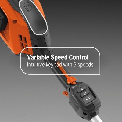 Image showing 6 th Husqvarna 525iECS 7.9 in. 40V Curved-Shaft Cordless Battery-Powered Edger, Battery and Charger Not Included
