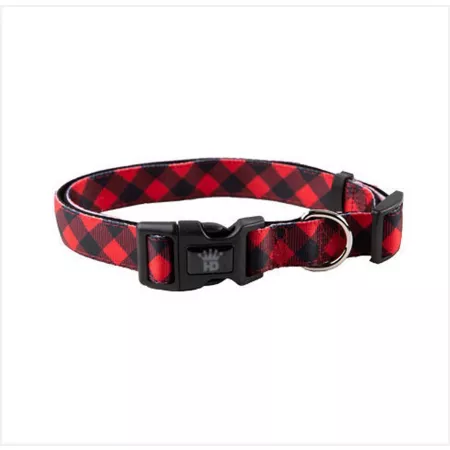 Buffalo Hip Doggie Plaid Dog Collar Dog Basic Collars