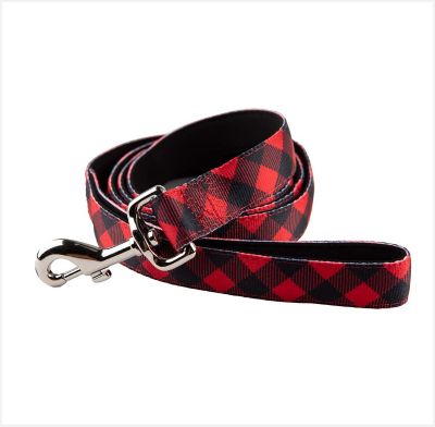 Hip Doggie Buffalo Check Matching Dog Leash