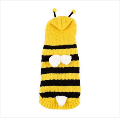 Hip Doggie Bumble Bee Chenille Sweater for Dogs