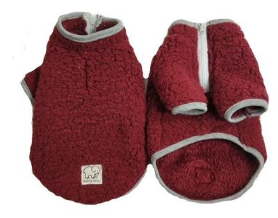 Hip Doggie Sherpa Fleece Half Zip Pullover for Dogs