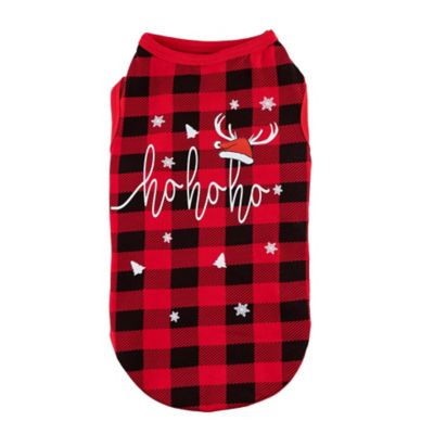 Hip Doggie Ho Ho Ho Holiday Tank Top for Dogs