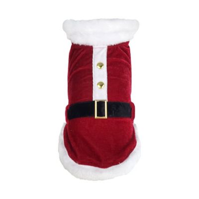 Hip Doggie Santa Suit Coat for Dogs