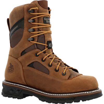 Georgia Boot Mens LTX Low Heel Logger 9 in. Brown GB00669