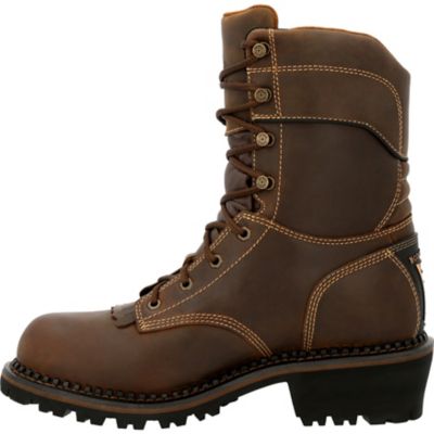 Image showing 4 th Georgia Boot Men's LTX Logger 9 in. Brown GB00491