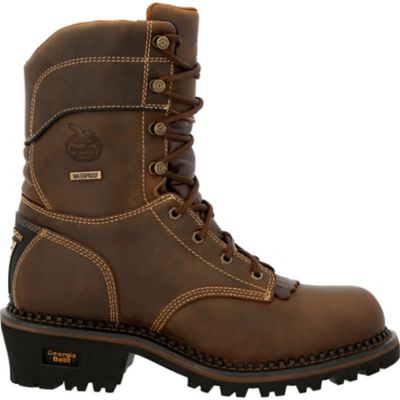 Image showing 6 th Georgia Boot Men's LTX Logger 9 in. Brown GB00491