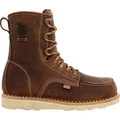 Image showing 6 th Georgia Boot Men's Moc Toe 8 in. Brown