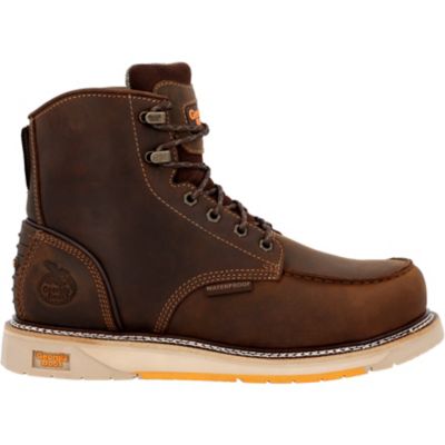 Image showing 6 th Georgia Boot Men's Moc Toe 6 in. Brown