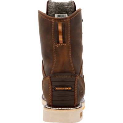 Image showing  Men's Lace To Toe 8 in. Brown