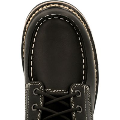 Image showing 2 th Georgia Boot Men's Moc Toe 6 in. Black