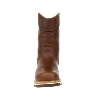 Image showing 3 th Georgia Boot Men's Pull On 10 in. Brown