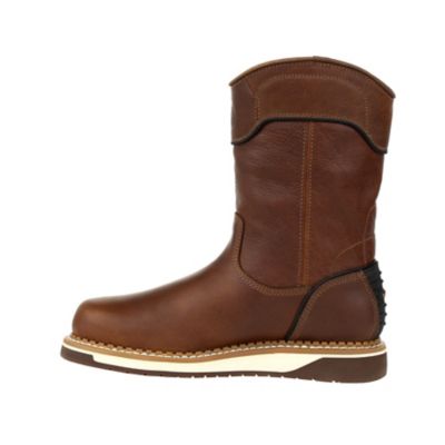 Image showing 4 th Georgia Boot Men's Pull On 10 in. Brown