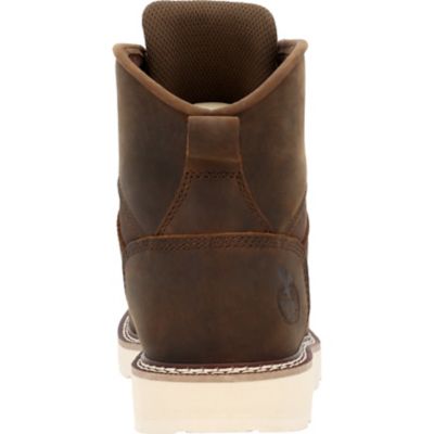 Image showing 1 th Georgia Boot Men's Moc Toe 6 in. Brown, GB00667