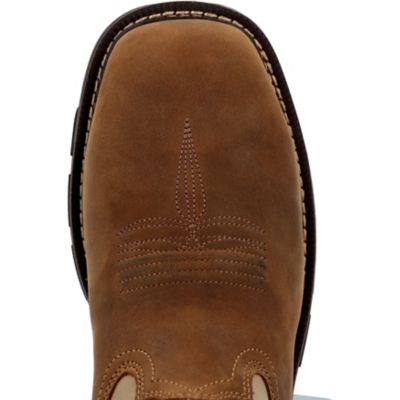 Image showing 2 th Georgia Boot Men's Square Pull On 11 in. Brown GB00670