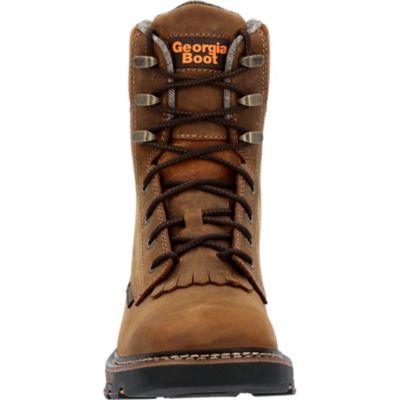 Image showing  Men's Square Toe Lacer 8 in. Brown