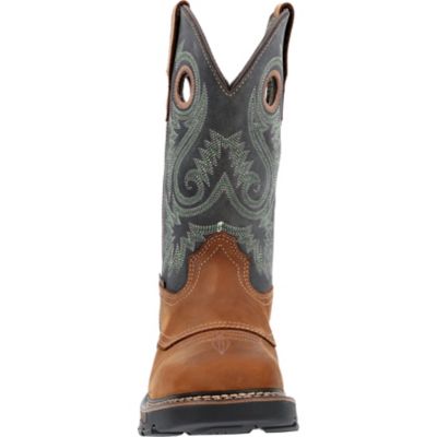 Image showing 3 th Georgia Boot Men's Square Pull On 11 in. Navy