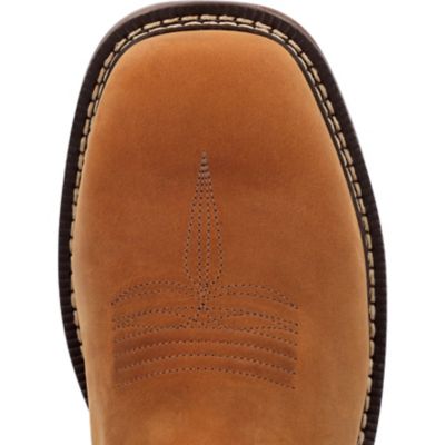 Image showing 2 th Georgia Boot Men's Square Pull On 11 in. Tan