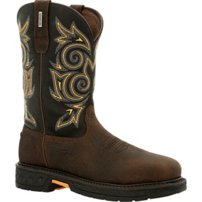 Georgia Boot Men's Pull On Square 11 in. Grey