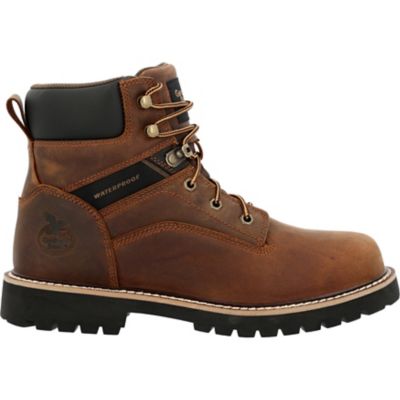 Image showing 6 th Georgia Boot Men's 6 in. Brown, GB00635