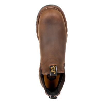 Image showing 2 th Georgia Boot Men's Chelsea 4 in. Brown